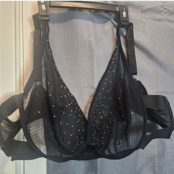 🍁🍂Like new Playful promises 44DD BRA 1X Thng  44dd G STUDDED - Picture 7 of 8